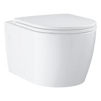 Baltos spalvos pakabinamas klozetas su dangčiu GROHE Bau Ceramic 103860SH00