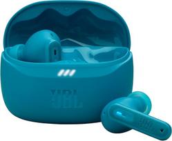"JBL Tune Beam 2" belaidės "Bluetooth" ausinės į ausis su triukšmo slopinimu, 48 valandų atkūrimo laikas, IP54 apsauga nuo vandens ir dulkių, kelių taškų ryšys, ergonomiškas dizainas, turkio spalvos