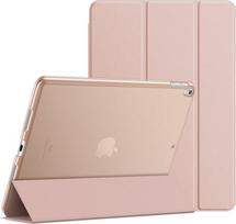 "JETech" dėklas "iPad Air 10.5" (3 kartos, 2019 m.) ir "iPad Pro 10.5 2017", apsauginis dėklas su stovo funkcija ir automatinio užmigimo / pabudimo funkcija (rožinis auksas)
