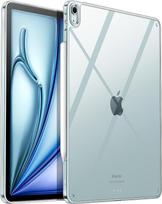 "JETech" skaidrus 13 colių "iPad Air" M4/M3/M2 (2026/2025/2024) dėklas, apsaugantis nuo geltonavimo, skaidrus, atsparus smūgiams, plonas planšetinio kompiuterio galinis dangtelis su kietuoju kompiuteriu ir minkštuoju TPU bamperiu