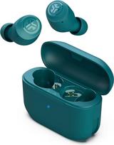 "JLab Go Air Pop True Wireless In-Ear" ausinės, "Bluetooth" ausinės, "In-Ear Buds", ausinės ir USB įkrovimo dėžutė su dviguba jungtimi, ausinės su EQ3 garsu ir mikrofonu, "Teal" spalvos