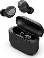 "JLab Go Air Pop True Wireless In-Ear" ausinės, "Bluetooth" ausinės, "In-Ear Buds", ausinės ir USB įkrovimo dėžutė su dviguba jungtimi, ausinės su EQ3 garsu ir mikrofonu, juodos spalvos