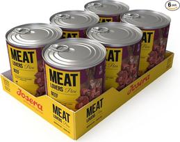 "Josera Meat Lovers Pure Beef" drėgnas ėdalas šunims Didelio kiekio mėsos be grūdų Sultinga jautiena Skanus sultinys ir mineralai Visavertis pašaras 6 x 400 g
