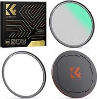 "K&F Concept Nano X-Series Black-Mist" 1/8 magnetinis filtras "Black Promist" 1/8 filtro efekto filtras "Black Diffusion" su objektyvo adapteriu 62 mm