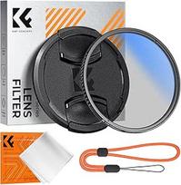 "K&F Concept" poliarizacinis filtras 62 mm CPL filtras su objektyvo dangteliu, objektyvo dangtelio tvirtinimo dirželiu, mikropluošto valymo šluostėmis Plonas CPL žiedinis poliarizacinis filtras K Series Pro