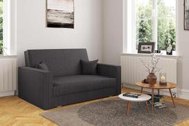"Kaiser Möbel", POSO sulankstomoji sofa su miego funkcija, sofa lova "Amerika", sofa lova, svetainės sofa, sofa lova, svetainė, miegamasis, 95 x 137 x 77 cm, tamsiai pilka