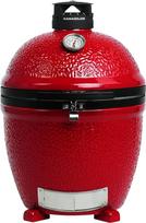"Kamado Joe Classic Joe II" 46 cm laisvai pastatoma raudonos spalvos anglių kepsninė, šoninės lentynos, kepsninės žnyplės ir pelenų stalčius