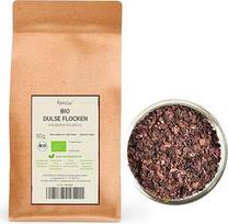 "Kamelur" 50 g ekologiškų dulse dribsnių - džiovinti dumblių dumbliai be priedų - ekologiški dulse dribsniai biologiškai suyrančioje pakuotėje, skirti kokteiliams ar salotoms