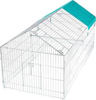 "Kerbl Pet" 220 x 103 x 103 cm 3 durų skraistė nuo saulės cinkuota išskleidžiama lauko alėja patvari