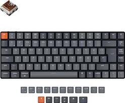 "Keychron K3 Ultra Slim Wireless Mechanical German ISO DE Layout Low Profile Optical Brown Switch Hot-Swap White Backlight Gaming Keyboard for Mac Windows