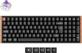 "Keychron K4 HE DE-ISO" belaidė klaviatūra su magnetiniu jungikliu (juoda)