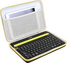 "Khanka" kietasis kelioninis dėklas "Logitech K480 Multi-Device Bluetooth" klaviatūrai