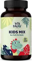 "Kids Mix" vitaminai vaikams - Dino vaisių gumytės su vitaminais ir mineralais - be cukraus ir skanios - didelis biologinis prieinamumas - 60 vienetų 60 arba 30 dienų