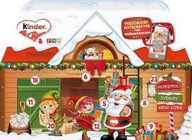 "kinder Mix" advento kalendorius 3D namelis, dviejų dizainų, 1 pakuotė (1 x 234 g)
