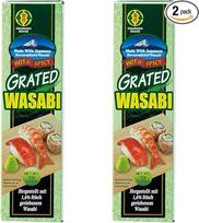 "Kinjirushi" tarkuota vasabi - japoniška žalia vasabi pasta tūbelėje - aštri augalinė pasta - idealiai tinka suši pagardinti - 1 x 43 g (2 vnt.)