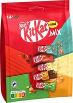 "Kitkat Nestlé Nestlé Mini Mix" šokolado batonėlis, penkių skanių skonių, 14 batonėlių, pakuotė po 1 (1 x 197,4 g maišelis)