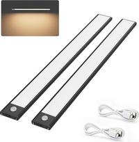 "Klighten" spintos apšvietimas su judesio jutikliu, USB įkraunamas magnetinis judesio jutiklis, LED naktinė šviesa, automatinis įjungimas / išjungimas