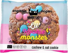 "Kookie Cat" anakardžių ir avižų sausainiai Mini, "Lil Kookie Monster", 50 g