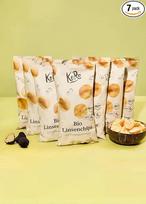 "KoRo" - ekologiški lęšių traškučiai su triufelių skoniu 7 x 100 g - veganiškas smagus kramtymas - ekologiški ingredientai - smulkių triufelių natos