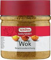 "Kotanyi Gourmet Wok" prieskonių preparatas, specialiai Wok patiekalams, geriausi prieskoniai ir daržovės, apie 315 g, 400 ml