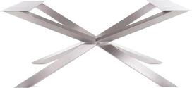 "KTC Tec Tec Cross Frame" nerūdijančio plieno GX80 x 40 poliruotas valgomojo stalo rėmas svetainės stalo voras virtuvės stalas