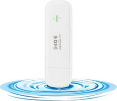 "KuWFi 4G LTE Mobile WLAN Hotspot" USB modemas, nešiojamasis "WiFi" prieigos taškas iki 150Mbps, suderinamas su visomis Europos SIM kortelėmis, "Plug & Play", skirtas iki 10 įrenginių, idealiai tinka kelionėms ir verslui