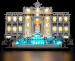 "Kyglaring" LED lemputė, suderinama su "Lego Architecture Trevi Fountain 21062" kaladėlėmis, LED apšvietimo priedai "Lego" modelių rinkiniui 21062 (modelis neįtrauktas)