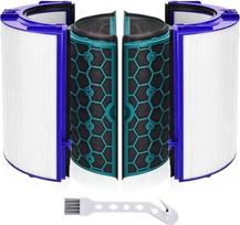 "Leadaybetter" pakaitinis filtras, skirtas "Dyson HP04 TP04 DP04 TP05 DP05 Pure Cool HEPA oro valytuvo bokšto ventiliatoriaus 360 laipsnių kombinuotam stiklo "Hepa" + anglies oro valytuvo filtrui