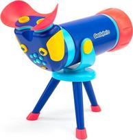 "Learning Resources GeoSafari Jr." kalbantis kosmoso tyrinėtojas "Mint" žaislas ikimokyklinio amžiaus vaikams "Mint" mokomasis žaislas astronomijos teleskopas su vaizdų peržiūra