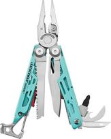 "Leatherman Signal Multi-Tool" - 19 įrankių stovyklavimui ir išgyvenimui - šviesiai mėlynas