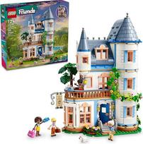 "Lego Friends" pilies viešbučio lovos ir pusryčių žaidimų rinkinys vaikams nuo 12 metų, su 4 mini lėlėmis, šuns figūrėle ir priedais, pilies žaislo dovanų idėja mergaitėms, berniukams ir paaugliams