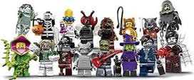 "LEGO Monstrai" 14 serijos minifigūrėlės - pilnas 16 minifigūrėlių rinkinys (71010) Helovinas