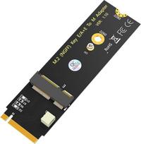 "LeHang" atnaujinta "Intel AX200/AX201/AX210" M.2 NGFF A+E Key WiFi/Bluetooth kortelė į M.2 Key M adapterio kortelę