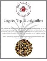 "Lerbs & Hagedorn", vaistažolių arbata "Ginger Type Honey Milk" | aštraus saldaus skonio 1 kg (apie 81 litras) su obuoliais, gervuogių lapais, saulėgrąžų žiedais