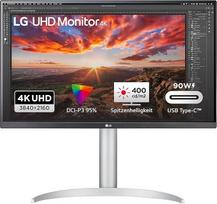 "LG Electronics" 27UP85NP-W 4K UHD 27'' (68 cm), 3840 x 2160, 16:9, VESA ekranasHDR 400, "AMD FreeSync", IPS su DCI-P3 95%, 5 ms GtG - balta ir juoda