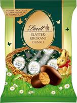 "Lindt" šokolado "Leaf Crocant" mišinys | 85 g | Švelnūs traškūs krokantai tamsiame pieniškame šokolade | Šokoladinė dovana Velykoms | Velykinis šokoladas