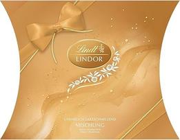 "Lindt" šokolado LINDOR pagalvėlė su rutuliukų mišiniu | 250 g | LINDOR rutuliukai (pilno pieno, švelnaus skonio balti) | Šokolado dovanos | Šokolado dovanos