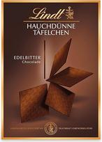 "Lindt" šokolado plokštelės "Fine Bitter" | 125 g | Plonos plokštelės, pagamintos iš geriausio tamsaus šokolado | Unikalus plonas ir svajingai minkštas tirpstantis šokoladas | Šokoladinė dovana (pakuotė po 1)