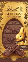 "Lindt" šokolado plytelė "Gold Rabbit Bar Edelbitter" | 120 g | 60 % aukščiausios kokybės karčiojo šokolado pagal originalią "Gold Rabbit" formulę | Šokolado plytelė | Šokolado dovana