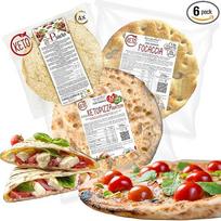 "Line@Diet Keto" rinkinio pavyzdys | 4 picos + 1 picos pagrindas + 1 focaccia | 1 etapas | Keto ir daug baltymų