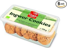 "Linea Natura" ekologiški imbieriniai sausainiai, 6 vnt. (6 x 175 g)