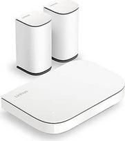 "Linksys Velop Micro 6" dviejų juostų "Mesh WiFi" sistema - "WiFi 6" maršrutizatorius su iki 3Gb/s sparta 465 m² ir daugiau nei 150 įrenginių - pakeičia interneto maršrutizatorių ir ilgintuvą, 3 vnt.