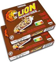 "Lion Bar" pusryčių batonėlis 2 x 100 g (8 x pavieniai batonėliai po 25 g), 2 vnt.