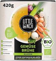 "Little Lunch" daržovių sultinys "Organic" | Daržovių sultinys "Classic" | 100% ekologiška kokybė | Veggie | Be pridėtinio cukraus | Be skonio stipriklių | Be mielių | Be palmių riebalų | Be dirbtinių priedų | 420 g