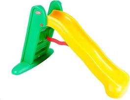 "Little Tikes Easy Store" didelė čiuožykla - žaidimų rinkinys, skirtas naudoti patalpoje arba lauke - patvarus, stabilus, saugus vaikams - sulankstomas, kad būtų lengva keliauti ir laikyti - oranžinė ir žalia