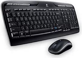 "Logitech MK330" belaidės klaviatūros ir pelės komplektas, 2,4 GHz ryšys per USB "Unifying" imtuvą, 4 programuojami G-klavišai, nuo 12 iki 24 mėnesių baterijos veikimo laikas, asmeninis / nešiojamasis kompiuteris, graikiškas išdėstymas - juoda