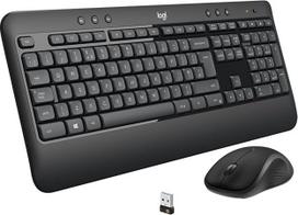 "Logitech MK540 Advanced Wireless keyboard mouse set", 2,4 GHz belaidis ryšys per USB "Unifying" imtuvą, 3 metų baterijos veikimo laikas, "Windows" ir "ChromeOS" kompiuteriams / nešiojamiesiems kompiuteriams, olandiškas QWERTY išdėstymas