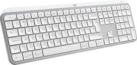 "Logitech MX Keys S" - šviesiai pilkos spalvos, portugališkas QWERTY išdėstymas