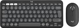 "Logitech Pebble 2 Combo" - ispaniškas QWERTY išdėstymas, grafito spalvos