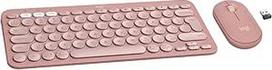 "Logitech Pebble 2 Combo" - JAV QWERTY išdėstymas, rožinė